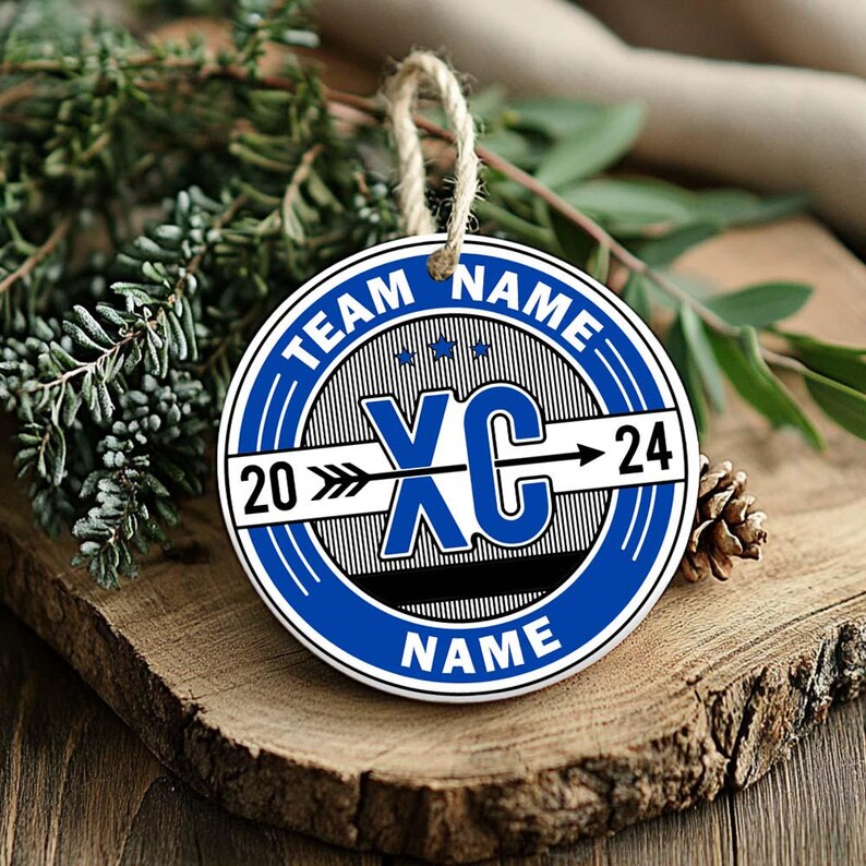 Cross Country Ornament, Personalized Sports Ornament, 2024 Ornament