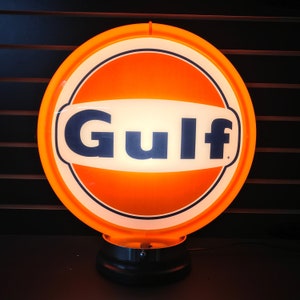 GULF ガスポンプライト グローブ vintage 希少 ガソリン USA GULF ガスポンプライト グローブ vintage 希少 ガソリン USA