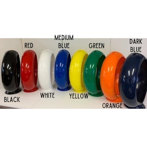 13.5&quot; Gas Pump Globe Body Plastic Globe Bodies Gas Pump Parts Gas and Oil Gas Station Decor Black White Red Orange Yellow Green Blue Navy