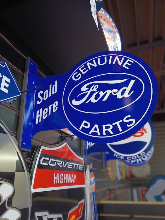 Ford Flange Sign Mechanic Gifts for Car Guys Garage Decor Men Man Cave Wall Decor Housewarming Gifts for Husband him Boyfriend Dad Brother