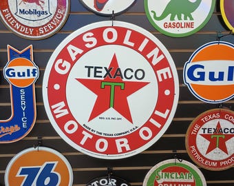 Personalised Retro Garage Tin Sign - 200x305mm - Vintage Oil Can Design - Wall Plaque