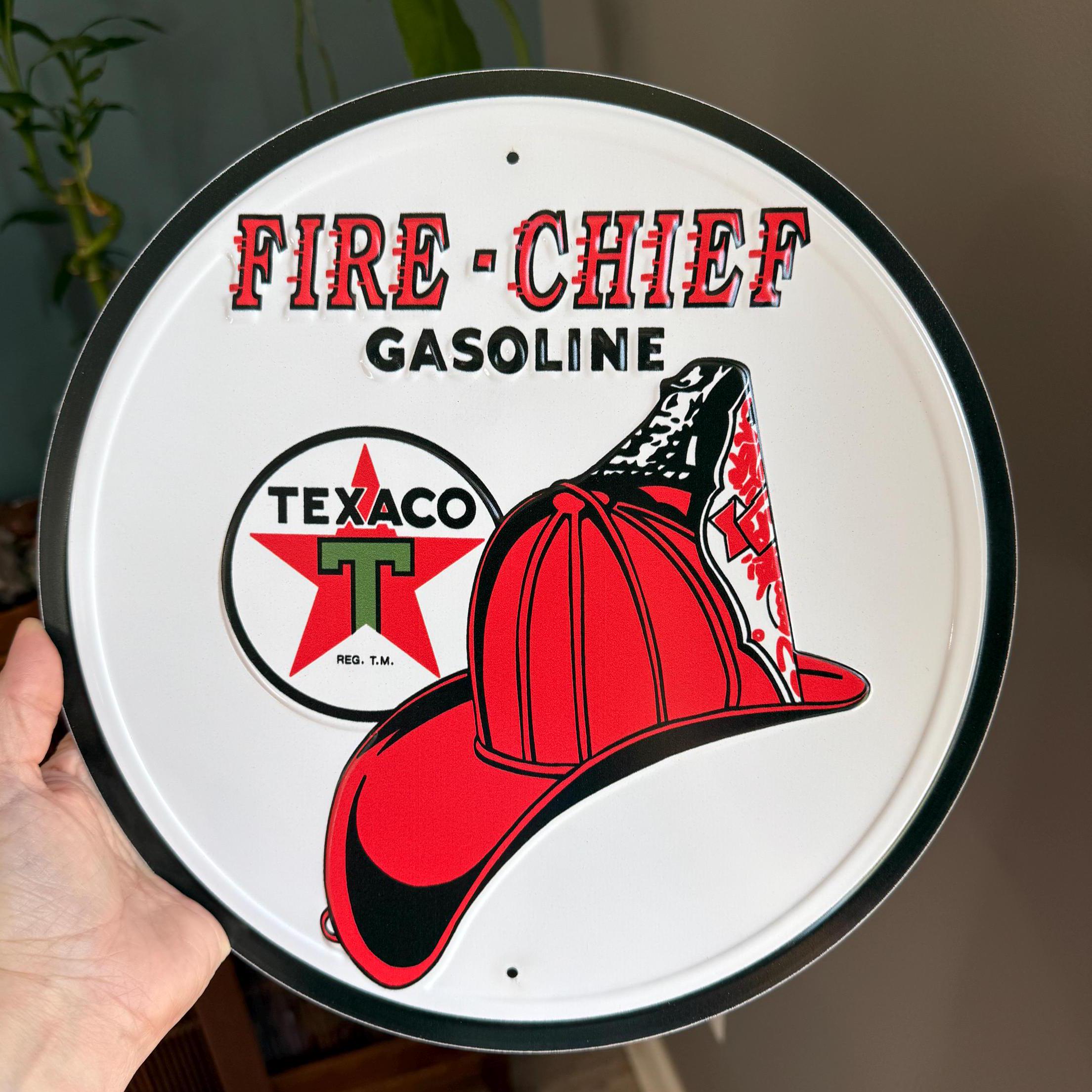 Texaco Fire Chief Sign - Etsy