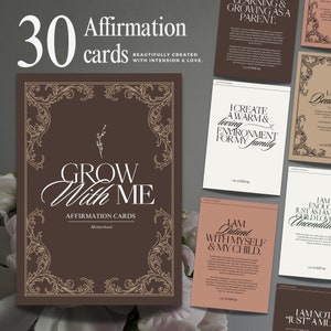 Affirmation Mutterschaft - Ein tolles Schwangerschafts Geschenk für alle Mamas. Perfekt als Babypartygeschenk , Push-Geschenk oder Geburtsgeschenk.