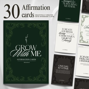 Affirmation Mutterschaft - Ein tolles Schwangerschafts Geschenk für alle Mamas. Perfekt als Babypartygeschenk , Push-Geschenk oder Geburtsgeschenk.