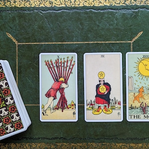BLIND Tarot Legung ohne Frage, 3 Karten Tarot Legung, keine Fragen Tarot Legung