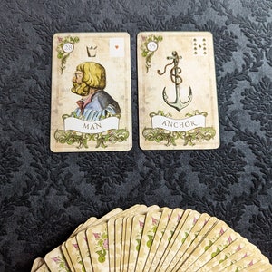 Simple Insights Lectura de Lenormand, 2 cartas Lectura rápida de Oracle