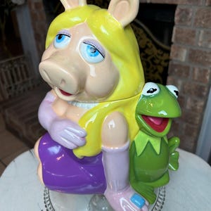 Kermit the Frog Cookie Jar - Etsy