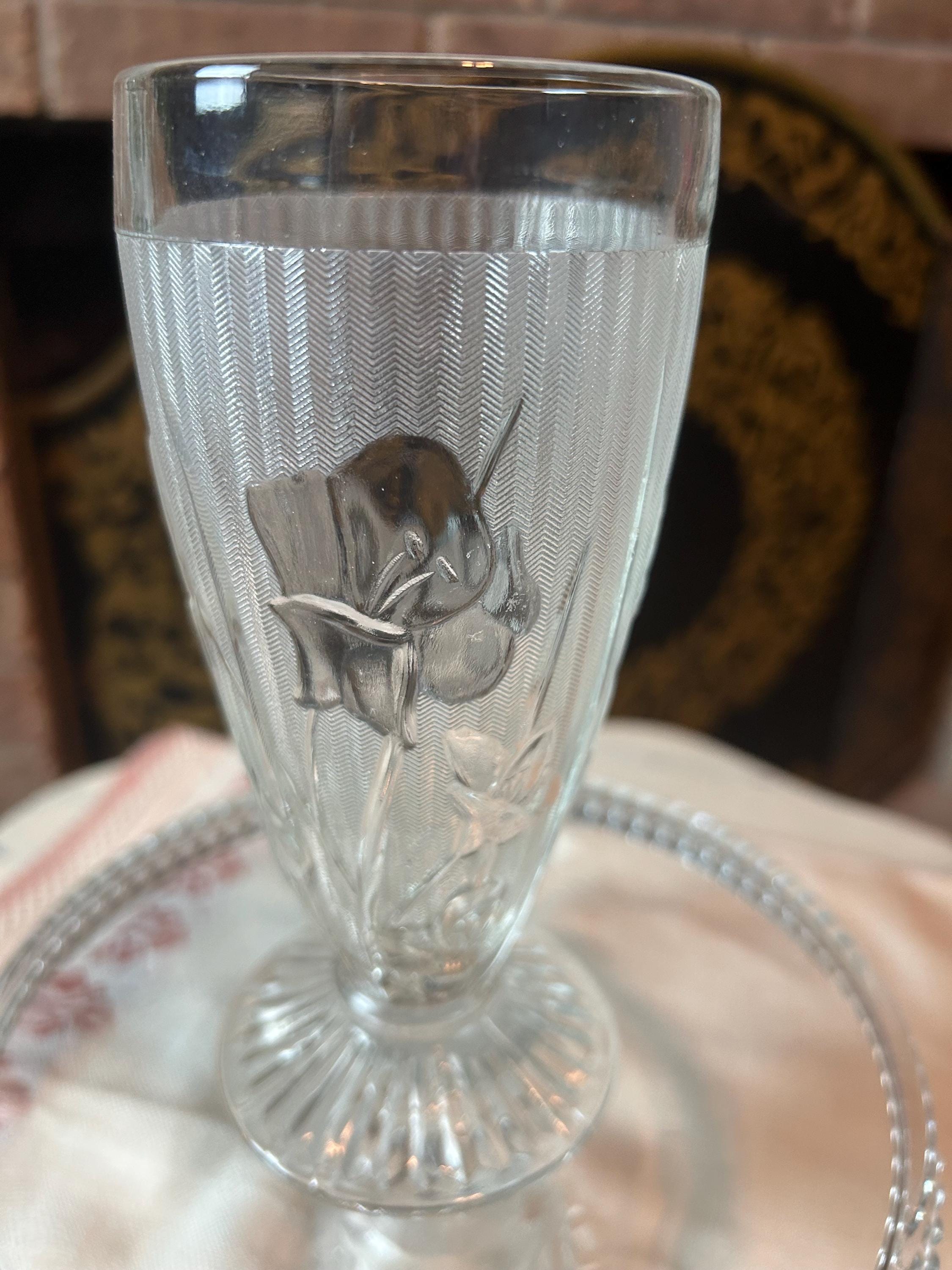 Clear Depression Glass - Etsy