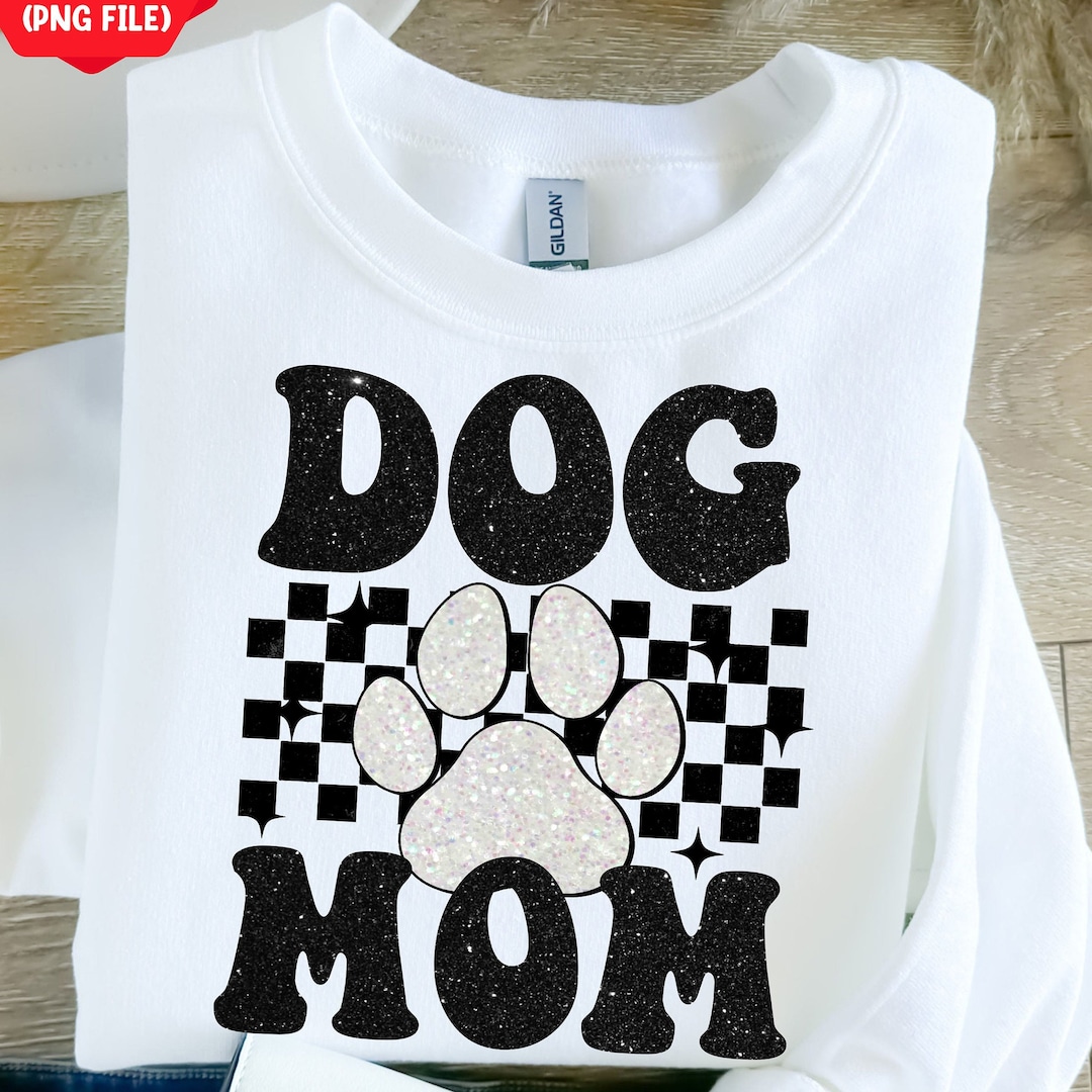 Retro Dog Mom Png Sublimation Design Download, Mother's Day Png, Mom ...
