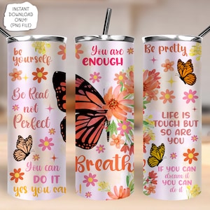 Butterfly 20 oz skinny tumbler png, butterfly tumbler wrap png, butterfly tumbler png, floral 20 oz tumbler designs, tumbler png download