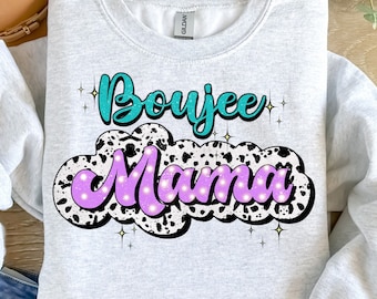 Descarga de diseño de sublimación de Boujee mama png, Feliz día de la madre png, amor de mamá png, vida de mamá png, descarga de diseños sublimados