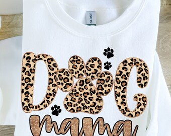 Dog mama png sublimation design download, Mother's Day png, mama love png, mom life png, dog paw png, sublimate designs download