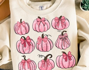 Coquette pink pumpkin png sublimation design download, Fall png, hello fall  png, pumpkin png, coquette bow png, sublimate designs download