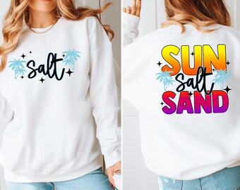 Sun Salt Sand PNG, Summer Beach Vibes Design (Digital Download)