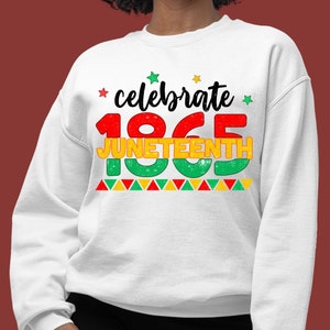 Vier Juneteenth 1865 Onafhankelijkheidsdag png sublimatie ontwerp download, Juneteenth png, Emancipatie Dag png, sublimatie ontwerpen downloaden