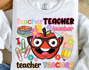 Teacher png sublimation design download, Teacher's Day png, back to school png, Teacher life png, sublimate designs download