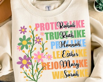 Women of the bible png sublimation design download, Christian png, Religious png, sublimate designs download