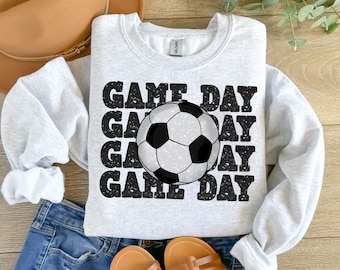Game Day Soccer png sublimation design download, sport design png, game day png, match de football png, sublimation designs download