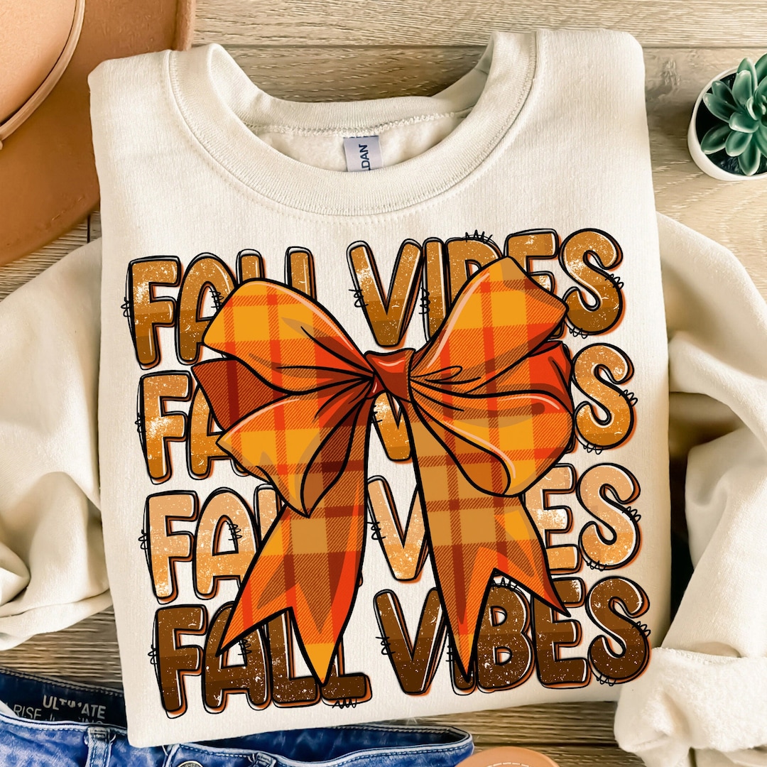 Fall Vibes Png Sublimation Design Download, Fall Png, Fall Vibes Png ...