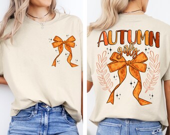 Herfst girly png-sublimatieontwerp downloaden, herfst-png, herfst-png, herfst-pompoen png, boog png, sublimeren ontwerpen downloaden