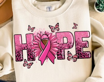 Hope png sublimation design download, Breast Cancer Awareness png, Cancer Awareness png, sublimate designs download