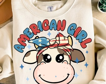 American girl png sublimate designs download, 4th of July png, Independence Day png,USA flag png,cow png,USA png, sublimate designs download