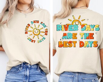 River days are the best days png sublimation design download, hello summer png, river life png, summer vibes png, sublimate designs download