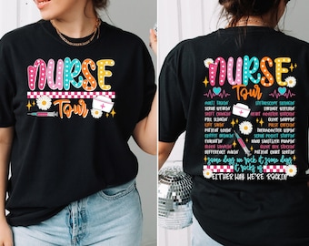 Nurse tour png sublimation design download, Nurse life png, Nursing png, Nurse love png, medical png, sublimate designs download