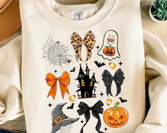 Coquette halloween png sublimation design download, halloween png, ghost png, happy halloween png, sublimate designs download