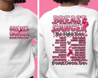 Breast cancer the fight tour png sublimation design download, Breast Cancer Awareness png, Cancer Awareness png, sublimate designs download