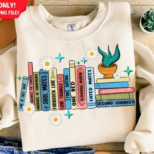 Book tropes png sublimation design download, bookish png, book lover png, bookworm png, sublimate designs download