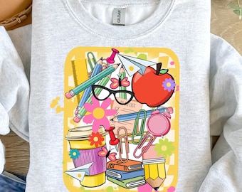 Retro Lehrer png Sublimation Design herunterladen, Lehrertag png, zurück in die Schule png, Lehrerleben png, sublimieren Designs herunterladen