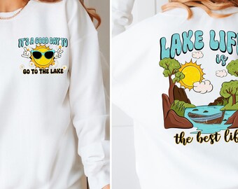 Lake vacation png sublimation design download, lake love png, hello summer png, lake days png, sublimate designs download