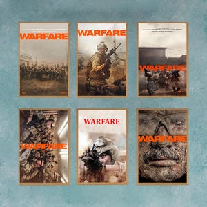 Warfare 2025 Movie Poster Wall Art Decor Rome Decor Film Poster Collectibles Birthday Gifts