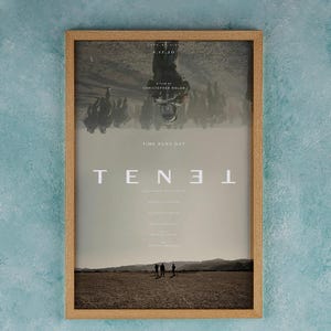TENET Movie Poster Wall Art Decor Rome Decor Film Poster Collectibles Birthday Gifts