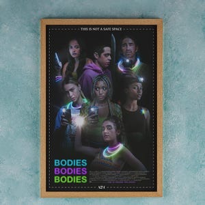 Bodies Bodies Bodies Movie Poster Wall Art Decor Rome Decor Film Poster Collectibles Birthday Gifts