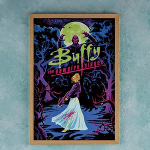 Buffy the Vampire Slayer Movie Poster Wall Art Decor Rome Decor Film Poster Collectibles Birthday Gifts