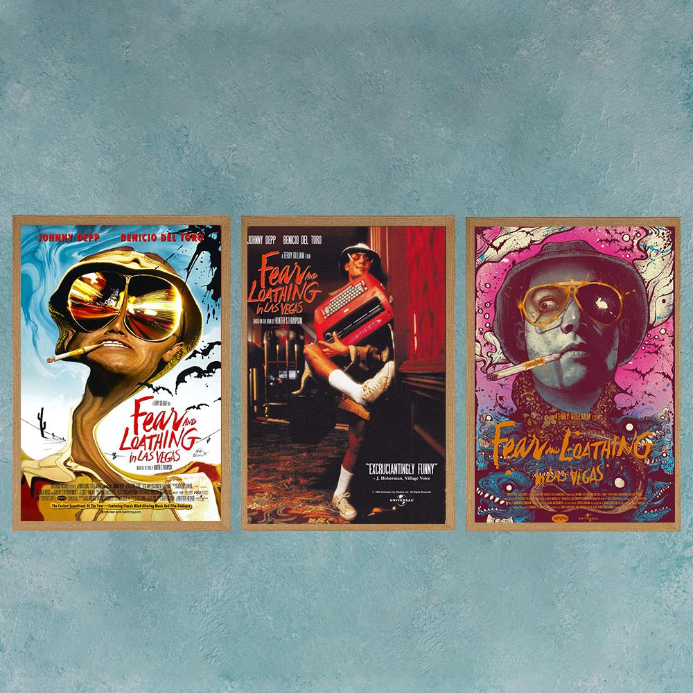 Fear and Loathing in Las Vegas Movie Poster Wall Art Decor Room