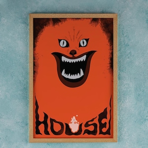 House Movie Poster Wall Art Decor Rome Decor Film Poster Collectibles Birthday Gifts