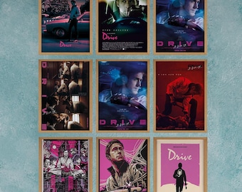 Drive Movie Poster Wand Kunst Dekor Rom Dekor Film Poster Sammlerstücke Geburtstag Geschenke