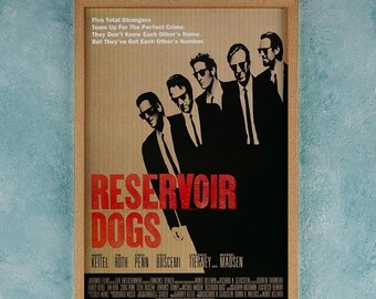 レザボア・ドッグス (1992) クラシックヴィンテージ映画ポスター