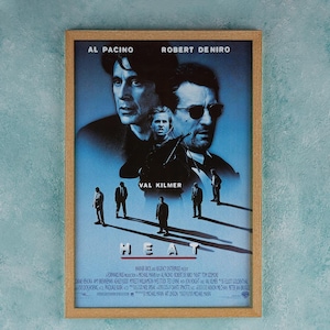 HEAT Movie Poster Wall Art Decor Rome Decor Film Poster Collectibles Birthday Gifts