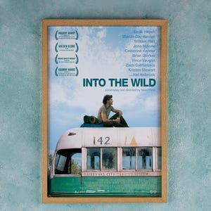 Into the Wild Movie Poster Wall Art Decor Rome Decor Film Poster Collectibles Birthday Gifts