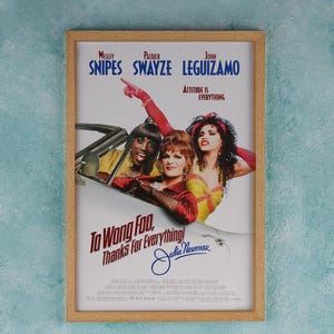 To Wong Foo, Thanks for Everything! Julie Newmar Movie Poster Wall Art Decor Rome Decor Film Poster Collectibles Birthday Gifts