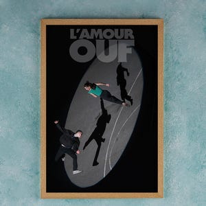 L'AMOUR OUF, affiche de film, art mural, décoration de Rome, affiche de film, objets de collection, cadeaux d'anniversaire