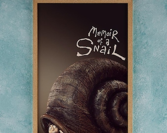 Memoir Of A Snail 2024 Filmaffisch Väggkonst Dekor Rumsinredning Filmaffisch Samlarobjekt Födelsedagspresenter