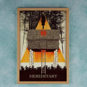 HEREDITARY Scary Movie Poster Wall Art Decor Rome Decor Film Poster Collectibles Birthday Gifts