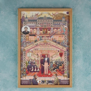 The Grand Budapest Hotel Movie Poster Wall Art Decor Rome Decor Film Poster Collectibles Birthday Gifts