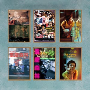 Póster de película CHUNGKING EXPRESS 1994, decoración de pared, póster de Roma, coleccionable, regalos de cumpleaños
