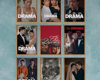 Póster de película dramática, arte de pared, decoración de habitación, póster de película, coleccionables, regalos de cumpleaños